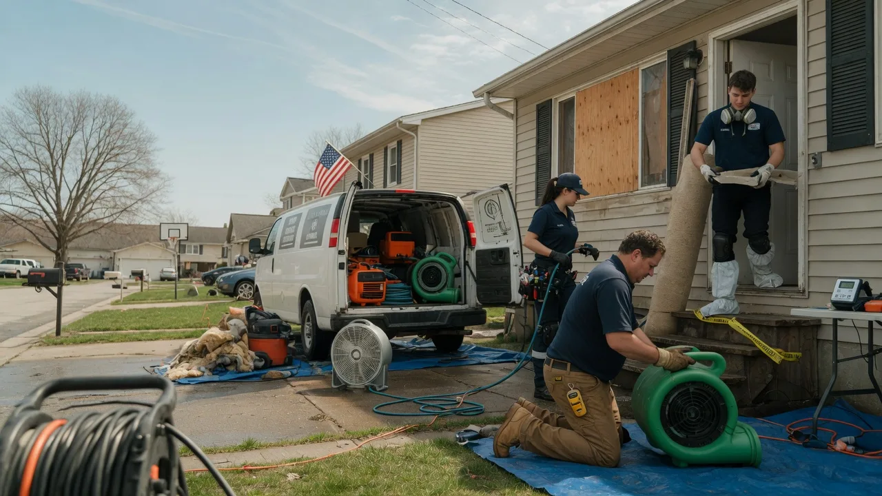 Water Damage Restoration in Ortonville, MI near me